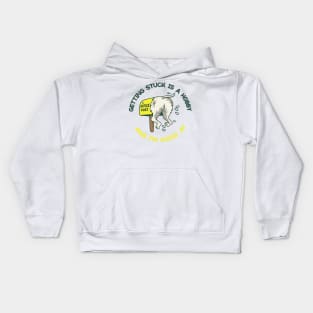 Getting Stuck Kids Hoodie